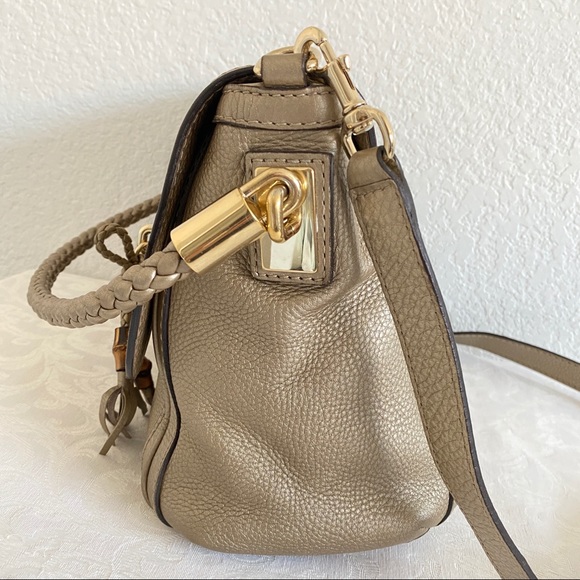 Gucci Metallic Leather Bella Medium Shoulder Bag - Picture 5 of 15